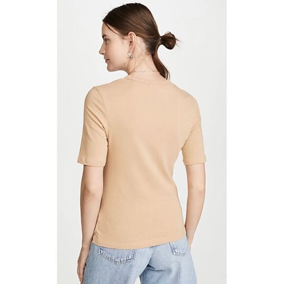 NWOT Agolde Elie T Size XS in Tan/Light Brown - Picture 3 of 8